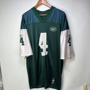 Vintage New York Jets Brett Favre Number 4 Jersey 2XL